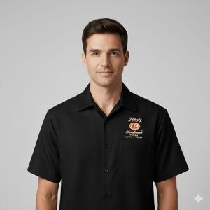 Dickies Shirt Men’s Small Tito’s Vodka Work Chief Button Down Short Sleeve